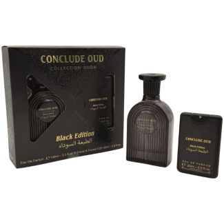 Omerta Unisex 2pcs EDP Perfume Gift Set - Conclude Oud Black Edition