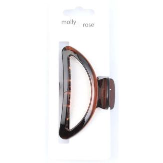 Arched Plastic Hair Clamp - Assorted - 9cm