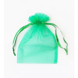 Wholesale Organza Gift Bag - Green (30x21cm)