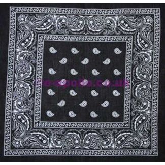 Wholesale Paisley Bandanas - Black