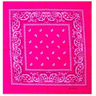  Paisley Bandanas - Fuchsia 