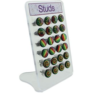 Pan-African Design Stud Earrings – Assorted Designs