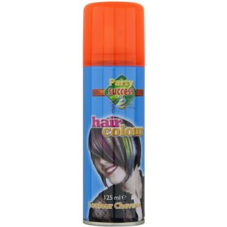 Party Success Temporary Hair Spray - Fluorescent Orange (125ml)