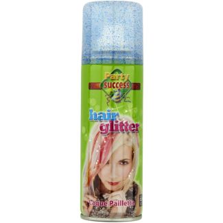 Party Success Temporary Hair Spray - Blue Glitter (125ml)