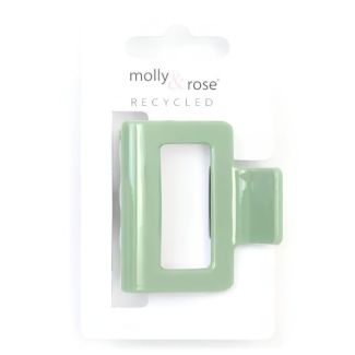 Pastel Cube Plastic Hair Clamps - Assorted - 5cm