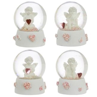Wholesale Peace of Heaven Sweet Dreams Cherub Snow Globe Water ball - Assorted 