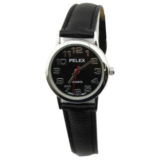 Wholesale Pelex Ladies Classic Round Dial Leather Strap Watch