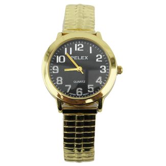 Wholesale Pelex Ladies Classic Round Dial Metal Expander Strap Watch 