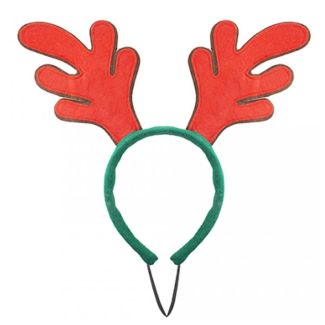 Pet Reindeer Headband With Antlers