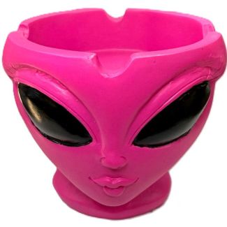 Wise Skies Alien Head Ashtray- Pink