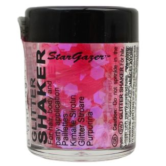 Wholesale Stargazer Glitter Shaker Large Flake Glitter -  UV Pink