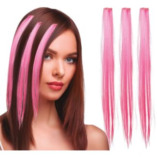 Hair Extensions - Pink - 50cm