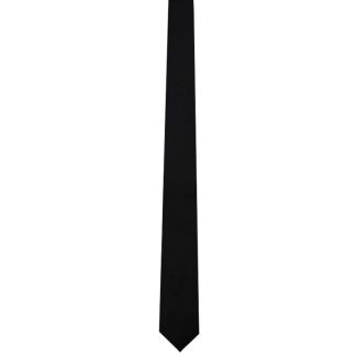 Plain Black Tie