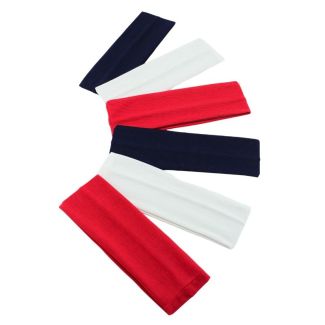 Plain Fabric Headband-Spectator Assortment (8.5 x 3cm) - 12 pieces