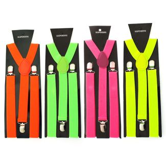 Plain Fashion Braces Assorted Colours (25mm)