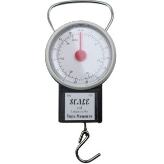 Portable Baggage Scale with Integrated Tape Measure – (35kg Capacity)