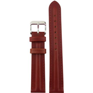 Brown Premium Leather Padded Watch Strap - 18mm
