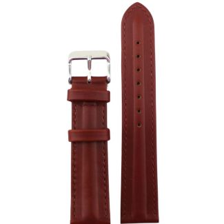 Brown Premium Leather Padded Watch Strap - 20mm