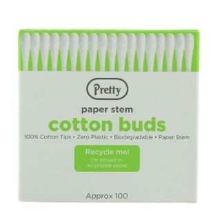 Pretty Paper Stem Cotton Buds 