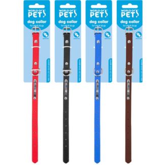 Pu Dog Collar Small- Assorted 
