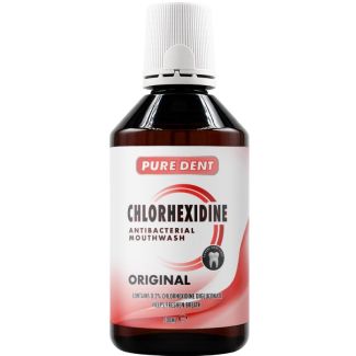Puredent Chlorhexidine Antibacterial Mouthwash Original - 500ml