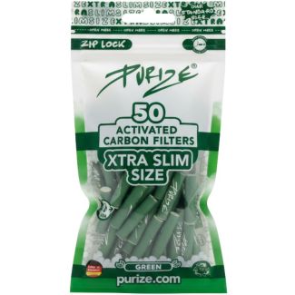 Purize Super Slim Filter Tips - Green (50pcs x 6mm)