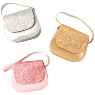 Glitter and Stars Saddle Ladies Bag- Assorted Colours 