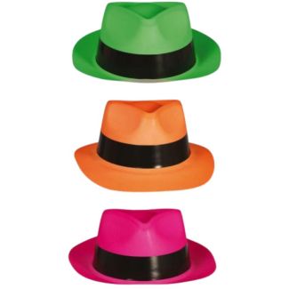 PVC Gangster Hat - Assorted
