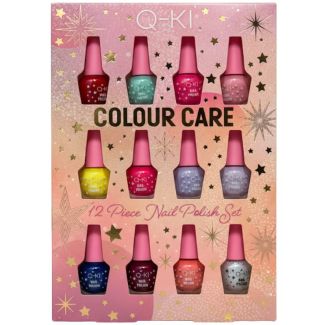 Q-KI Colour Care Nail Polish Gift Set - 12pcs