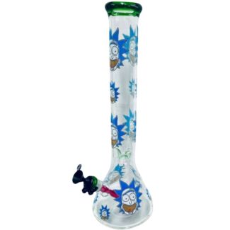 R & M Design Glass Waterpipe (15.5 inch)- Assorted