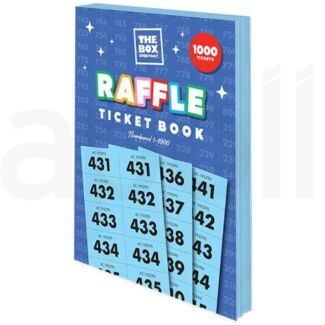 Raffle Tickets Numbered 1-1000 - Assorted