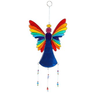 Rainbow Angel Suncatcher - 38cm 