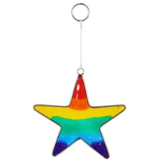 Wholesale Rainbow Star Suncatcher 