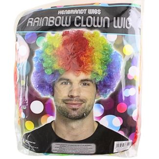 Rainbow Clown Wig (120g)