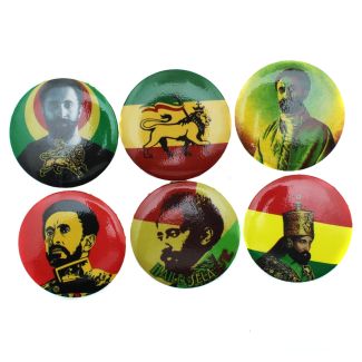 Rasta Design Badges (Assortment)