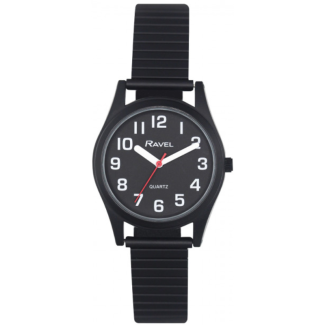Ravel Ladies Classic Bracelet Watch - Black