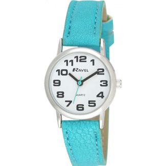 Ravel Ladies Round Classic Watch - Turquoise