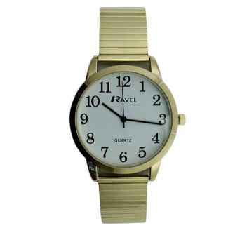Ravel Mens Metal Expander Classic Fashion Watch - Gold