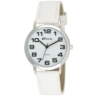 Ravel Men's Round Classic Watch - White
