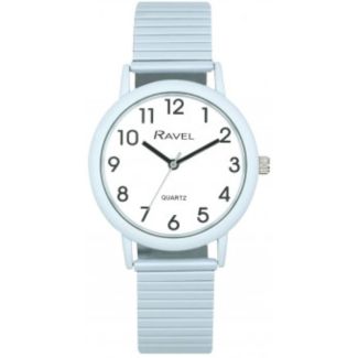 Ravel Unisex Expander Bracelet Watch - Pastel Blue
