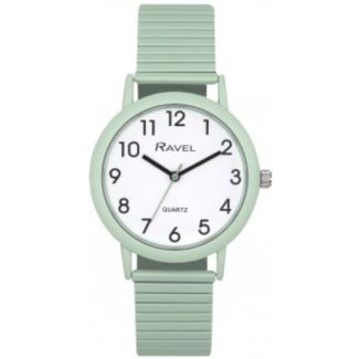 Ravel Unisex Expander Bracelet Watch - Pastel Green