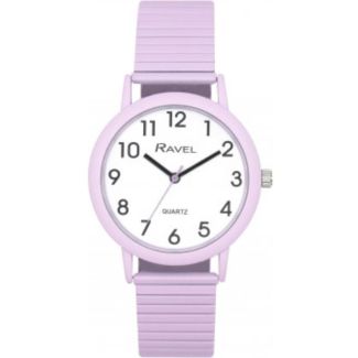 Ravel Unisex Expander Bracelet Watch - Pastel Lilac