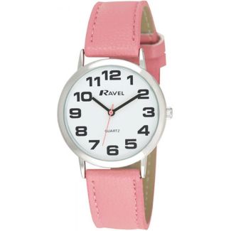 Ravel Unisex Round Classic Watch - Pink