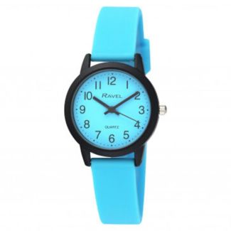 Ravel Ladies Silicone Strap Watch - Blue 