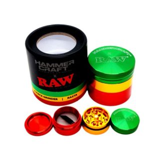 RAW X HAMMERCRAFT Aluminum Handmuller (Large) - Rasta