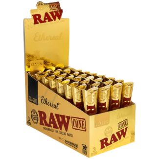RAW Ethereal Gold King Size Cones