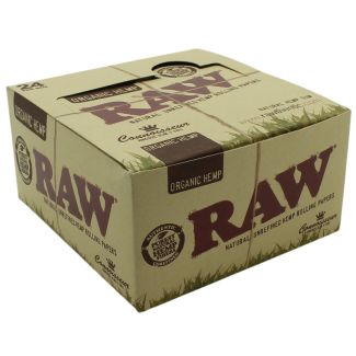 RAW Organic Connoisseur King Size Slim R-Paper + Tips