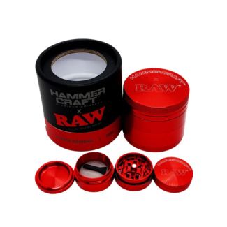 RAW X HAMMERCRAFT Aluminium Handmuller (Large) - Red