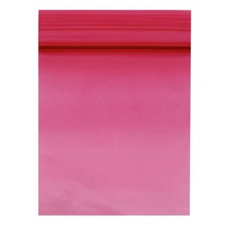 Wholesale Zipper Grip Seal Plain Resealable Bags - Red (40x40mm)