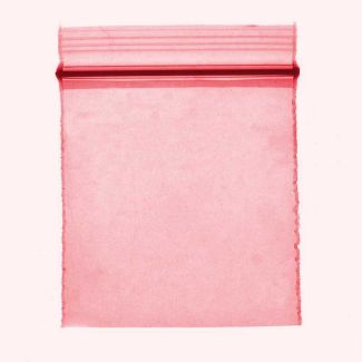Wholesale Grip Seal Plain Bags - Red (30x30mm)